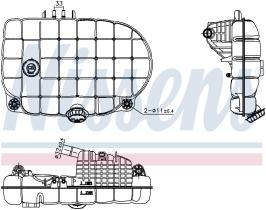 Nissens 996088 - VASO EXPANSION VOLVO FM(05-)D9-260