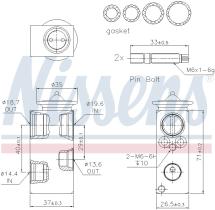 Nissens 999241 - VALVULA EXPANSION MERCEDES C-CLASS