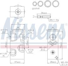 Nissens 999293 - VAEXP PEUGEOT 508/2008/CITROEN C5 II/C3/C4