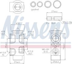 Nissens 999311 - VAEXP VOLVO S60 II/S80 II/XC70 II (07>) LAND ROVER