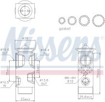 Nissens 999312 - VALVULA EXPANSION VOLVO XC 70(00-)2