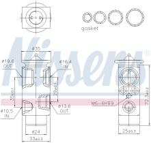 Nissens 999348 - VAEXP OPEL ASTRA G/ZAFIRA/OMEGA B/FIAT/ALFA ROMEO