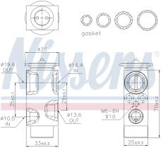 Nissens 999352 - VAEXP OPEL ASTRA H (04-) MINI