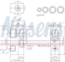 Nissens 999357 - VALVULA EXPANSION TOYOTA VERSO S(#P