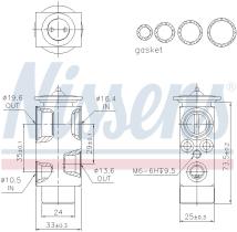 Nissens 999358 - VALVULA EXPANSION BMW Z3 E36(95-)1.