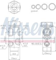 Nissens 999361 - VALVULA EXPANSION VOLKSWAGEN SHARAN