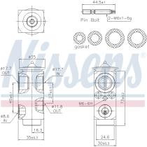 Nissens 999364 - VALVULA EXPANSION MERCEDES C-CLASS