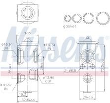 Nissens 999368 - VALVULA EXPANSION SCANIA P96(96-).