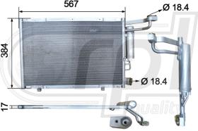 RPL QUALITY APCDFD5066 - CONDE FORD TOURNEO COURIER 1.5 TDCI (4/14>) KA 1.2 (6/16>)