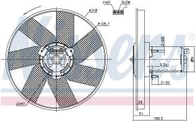 Nissens 85835 - VENTILADOR FORD KA(CCQ)(96-)1.3 I