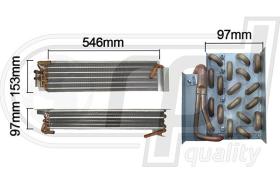 RPL QUALITY APEVJD5001 - EVAPO JOHN DEERE 6010-6620 (EVAP.+CALEF.)