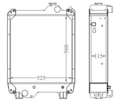 NRF 530002 - RADIA NEW HOLLAND TM 120/130/CASE MXM (- ENFR.)