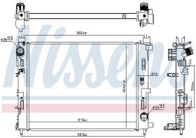 Nissens 606845 - RADIA DACIA DUSTER 1.5 DCI (10/17) DOKKER/LODGY (8/12>)