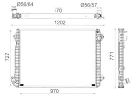 Mahle CR2451000P - RADIA SCANIA L/P/G/R/S SERIES (17>) 970-727-70