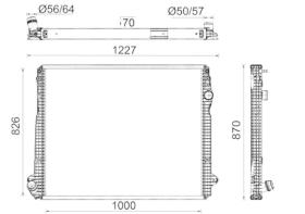 Mahle CR2452000P - RADIA SCANIA L,P,G,R,S SERIES