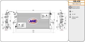 AHE 109430 - RADIA FIAT DUCATO III/ JUMPER (15>) TET.-> PARAGOLPES