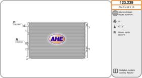 AHE 123239 - RADIA RENAULT MEGANE IV (11/15>)TALISMAN (8/18>)AUX.