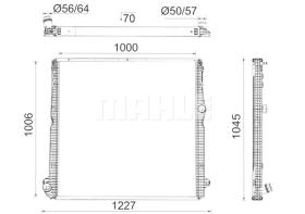 Mahle CR2453000P - RADIA SCANIA L/P/G/R/S (17-)