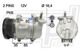 RPL QUALITY APCODW5009 - COMPR CHEVROLET LACETTI/KALOS/AVEO (02-) GOMA