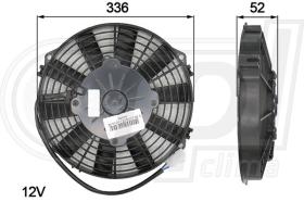 RPL QUALITY APEL111212S - VENTI SPAL SOPLANTE 336 M/M 12V 10 PALAS