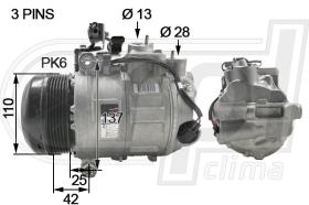 RPL QUALITY APCOMB0072 - COMPR MB SPRINTER W906 (3 PINES)