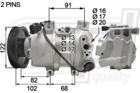 RPL QUALITY APCOHY5071 - COMPR HYUNDAI I40(VF)(11-)1.7 C