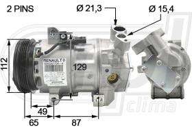 RPL QUALITY APCODA0003 - COMPR DACIA LOGAN/SANDERO 1.2 (12-) VALEO OEM