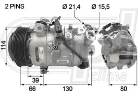 RPL QUALITY APCORE0085 - COMPR RENAULT MEGANE III/SCENIC 1.2T/1.6DCI ORIGINAL DENSO