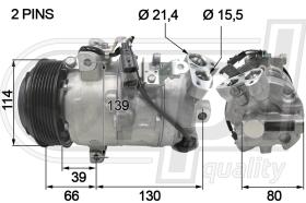 RPL QUALITY APCORE5085 - COMPR RENAULT MEGANE III/SCENIC 1.2T/1.6DCI