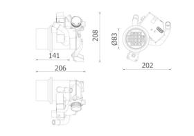 Mahle CE39000P - EGR00 VW GOLF VII(5G1,BQ1,BE1,BE2)