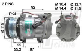 RPL QUALITY APCONH0014 - COMPR UNIVERSAL SANDEN CASE/NEW HOLLAND