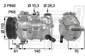 RPL QUALITY APCOAU0056 - COMPR AUDI A4/A5/Q5 (15-) DENSO OEM