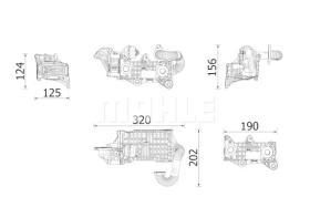 Mahle CE43000P - EGR00 PSA/FORD