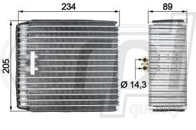 RPL QUALITY APEVIV5003 - EVAPO IVECO DAILY (09/99-08/11)