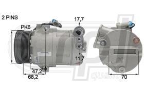 RPL QUALITY APCOOP5049 - COMPR OPEL ASTRA H 1.3 CDTI (04-05>)