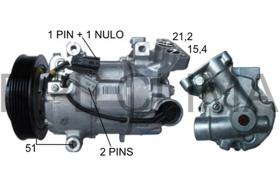 RPL QUALITY APCONI5068 - COMPR RENAULT MEGANE III/QASHQAI (2 CONECT.)