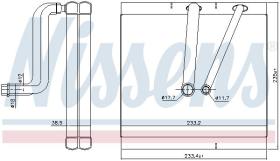 Nissens 92381 - EVAPO SEAT IBIZA IV/AUDI A1/FABIA III (15>)