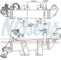 Nissens 989287 - EGR00 RENAULT LAGUNA III/ESPACE/MASTER