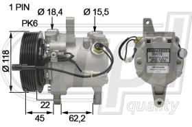 RPL QUALITY APCOKU5006 - COMP KUBOTA SV07E PK6