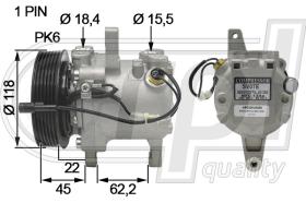 RPL QUALITY APCOKU5006 - COMP KUBOTA SV07E PK6