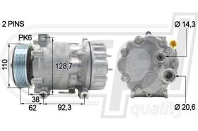 RPL QUALITY APCOCI5061 - COMPR CITROEN JUMPY/PEUGEOT EXPERT/FIAT SCUDO (11-)