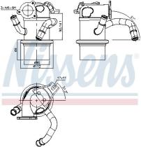 Nissens 989315 - EGR00 VAG MOTORES 1.6/2.0 TDI (13>) ENFRIADOR