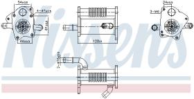 Nissens 989446 - EGR00 RENAULT (ENFRIADOR)