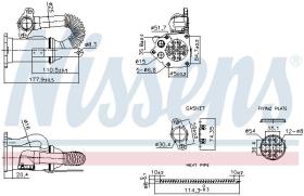 Nissens 989453 - EGR00 RENAULT/DACIA (12>) ENFRIADOR