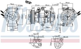 Nissens 891007 - COMPR FORD TRANSIT/ TOURNEO 1.5TDCI (14>)