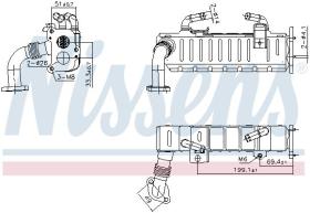 Nissens 989475 - ENFRIADOR EGR TOYOTA HIACE MK IV(1996)HIACE 2.5 D4D