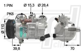 RPL QUALITY APCOAU0077 - COMPR VAG R1234Y (18>)