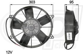 RPL QUALITY APEL131112S - VENTI SPAL SOPLANTE 303 M/M 12V