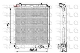 RPL QUALITY APRAMI5001 - RADIA MITSUBISHI CANTER FUSO 3.0 DITD (13>) NETO