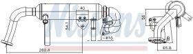 Nissens 989482 - EGR00 OPEL/FIAT/ALFA ROMEO (ENFRIADOR)